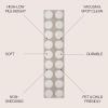 JONATHAN Y Circle Dot High-Low White/Cream Indoor Area Rug 5X8 ft, Adrian Modern Geometric for Living Room, Bedroom, Kitchen, Office, Easy-Cleaning, High Traffic, Pet-Friendly, Non-Shedding SND105B-5(Beige/Cream)