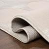 JONATHAN Y Circle Dot High-Low White/Cream Indoor Area Rug 5X8 ft, Adrian Modern Geometric for Living Room, Bedroom, Kitchen, Office, Easy-Cleaning, High Traffic, Pet-Friendly, Non-Shedding SND105B-5(White/Cream)