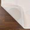 JONATHAN Y Circle Dot High-Low White/Cream Indoor Area Rug 5X8 ft, Adrian Modern Geometric for Living Room, Bedroom, Kitchen, Office, Easy-Cleaning, High Traffic, Pet-Friendly, Non-Shedding SND105B-5(White/Cream)