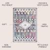 JONATHAN Y Dhiya Distressed Kilim Multi Runner Rug, 2×8, Bohemian, Vintage, Easy-Cleaning for Living Room, Bedroom, Kitchen, Pet Friendly, Non-Shedding (MDP502A-28)(5′ x 8′ (Rectangular))