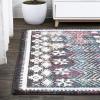 JONATHAN Y Dhiya Distressed Kilim Multi Runner Rug, 2×8, Bohemian, Vintage, Easy-Cleaning for Living Room, Bedroom, Kitchen, Pet Friendly, Non-Shedding (MDP502A-28)(7’8″ x 10′ (Rectangular))