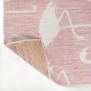 JONATHAN Y Flamingos Two-Tone Indoor Outdoor Runner Rug 2X8 Beige/White, Liana Casual Coastal for Backyard, Patio, Porch, Easy-Cleaning, High Traffic, Pet-Friendly, Non-Shedding (TSN401A-28)(Pink/Cream)