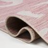 JONATHAN Y Flamingos Two-Tone Indoor Outdoor Runner Rug 2X8 Beige/White, Liana Casual Coastal for Backyard, Patio, Porch, Easy-Cleaning, High Traffic, Pet-Friendly, Non-Shedding (TSN401A-28)(Pink/Cream)