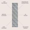 JONATHAN Y Geometric Tile Pattern Indoor Outdoor Runner Rug 2X8 Salmon/Cream, Cyrus Modern for Backyard, Patio, Porch, Easy-Cleaning, High Traffic, Pet-Friendly, Non-Shedding (TSN200A-28)(Navy/Cream)