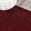 JONATHAN Y Haze Solid Low-Pile Dark Red Runner Rug 2×8, Coastal,Bohemian,Minimalist,Classic, Easy-Cleaning for Living Room,Bedroom,Kitchen,Pet Friendly,Non-Shedding (SEU100Q-28)