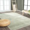 JONATHAN Y Haze Solid Low-Pile Green Indoor Area Rug 5×8, Coastal,Bohemian,Minimalist,Classic, Easy-Cleaning for Living Room,Bedroom,Kitchen,Pet Friendly,Non-Shedding (SEU100O-5)