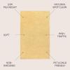 JONATHAN Y Haze Solid Low-Pile Mustard Indoor Area Rug 5×8, Coastal,Bohemian,Minimalist,Classic, Easy-Cleaning for Living Room,Bedroom,Kitchen,Pet Friendly,Non-Shedding (SEU100B-5)