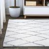 JONATHAN Y Illi Moroccan Diamond Trellis Ivory/Gray Runner Rug, 2×8, Bohemian, Vintage, Easy-Cleaning for Living Room, Bedroom, Kitchen, Pet Friendly, Non-Shedding (MOH506A-28)(7’8″ x 10′ (Rectangular))