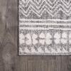 JONATHAN Y Imlil Tribal Stripe Light Gray/Cream Runner Rug, 2×8, Geometric, Bohemian, Casual, Easy-Cleaning for Living Room, Bedroom, Kitchen, Pet Friendly, Non-Shedding (MOH303A-28)(2’2″ x 8′ (Runner))