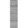 JONATHAN Y Imlil Tribal Stripe Light Gray/Cream Runner Rug, 2×8, Geometric, Bohemian, Casual, Easy-Cleaning for Living Room, Bedroom, Kitchen, Pet Friendly, Non-Shedding (MOH303A-28)(2’2″ x 8′ (Runner))