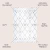 JONATHAN Y Izil Geometric Diamond Ivory/Light Gray Runner Rug, 2×8, Moroccan, Bohemian, Vintage, Easy-Cleaning for Living Room, Bedroom, Kitchen, Pet Friendly, Non-Shedding (MOH507A-28)(5′ x 8′ (Rectangular))