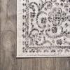 JONATHAN Y Minori Filigree Medallion Dark Gray/Cream Indoor Area Rug, 3×5, Vintage, Bohemian, Easy-Cleaning for Living Room, Bedroom, Kitchen, Pet Friendly, Non-Shedding (MDP206A-3)(Dark Gray/Cream)