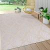 JONATHAN Y Ogee Trellis Tone-on-Tone Indoor Outdoor Runner Rug 2X8 Beige/Gray, Duwun High-Low Pile for Backyard, Patio, Porch, Easy-Cleaning, High Traffic, Pet-Friendly, Non-Shedding SBH108A-28(4′ x 6′ (Rectangular))