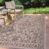 JONATHAN Y Ornate Medallion Indoor Outdoor Area Rug 3X5 Brown/Beige, Jerash for Backyard, Patio, Porch, Easy-Cleaning, High Traffic, Pet-Friendly, Non-Shedding (SMB115A-3)(3′ x 5′ (Rectangular))