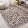 JONATHAN Y Ornate Medallion Indoor Outdoor Area Rug 3X5 Brown/Beige, Jerash for Backyard, Patio, Porch, Easy-Cleaning, High Traffic, Pet-Friendly, Non-Shedding (SMB115A-3)(3’11” x 6′ (Rectangular))
