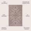 JONATHAN Y Ornate Medallion Indoor Outdoor Area Rug 3X5 Brown/Beige, Jerash for Backyard, Patio, Porch, Easy-Cleaning, High Traffic, Pet-Friendly, Non-Shedding (SMB115A-3)(3’11” x 6′ (Rectangular))