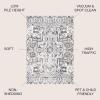 JONATHAN Y Scala Grand Medallion Ornate Brown/Ivory Indoor Area Rug, 3×5, Bohemian, Vintage, Easy-Cleaning for Living Room, Bedroom, Kitchen, Pet Friendly, Non-Shedding (MDP500A-3)(3′ x 5′ (Rectangular))
