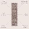 JONATHAN Y Tribal Diamond Trellis Indoor Outdoor Runner Rug 2X8 Beige/Brown, Carwa for Backyard, Patio, Porch, Easy-Cleaning, High Traffic, Pet-Friendly, Non-Shedding (SMB128A-28)(Brown/Beige)