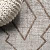 JONATHAN Y Tribal Diamond Trellis Indoor Outdoor Runner Rug 2X8 Beige/Brown, Carwa for Backyard, Patio, Porch, Easy-Cleaning, High Traffic, Pet-Friendly, Non-Shedding (SMB128A-28)(Beige/Brown)