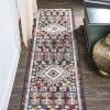 JONATHAN Y Dhiya Distressed Kilim Multi Runner Rug, 2×8, Bohemian, Vintage, Easy-Cleaning for Living Room, Bedroom, Kitchen, Pet Friendly, Non-Shedding (MDP502A-28)(2′ x 10′ (Runner))