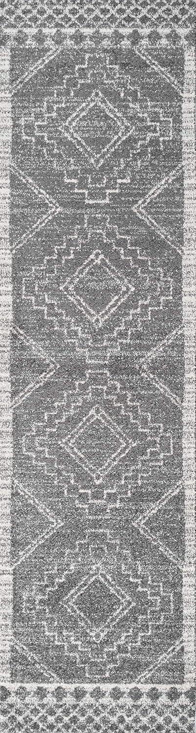 image:imageJONATHAN Y Amir Moroccan Beni Souk GrayCream 4x4 Square Indoor Area Rug Bohemian Scandinavian EasyCleaning for Living Room Bedroom Kitchen Pet Friendly NonShedding MOH200C4SQGrayCream