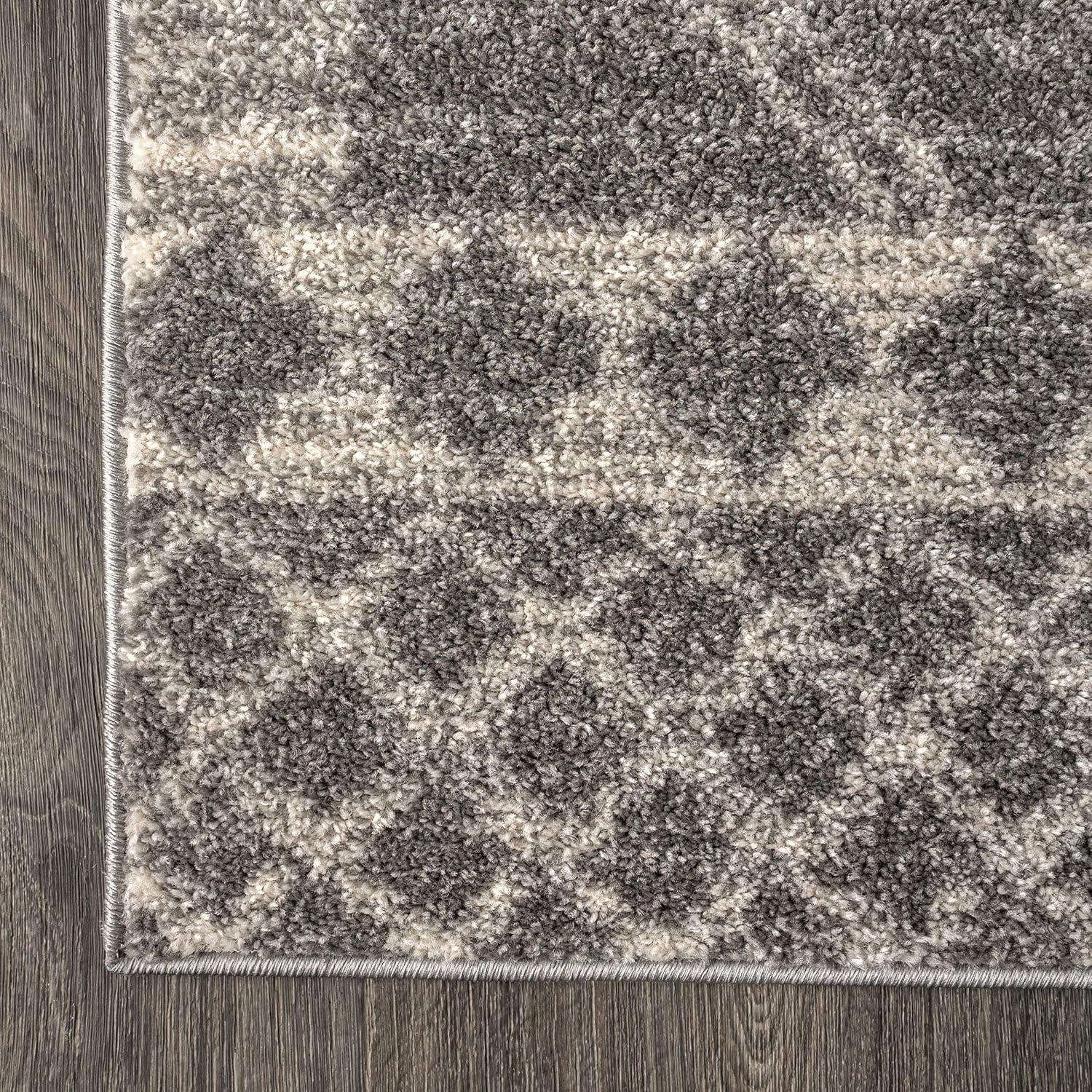 image:imageJONATHAN Y Amir Moroccan Beni Souk GrayCream 4x4 Square Indoor Area Rug Bohemian Scandinavian EasyCleaning for Living Room Bedroom Kitchen Pet Friendly NonShedding MOH200C4SQGrayCream