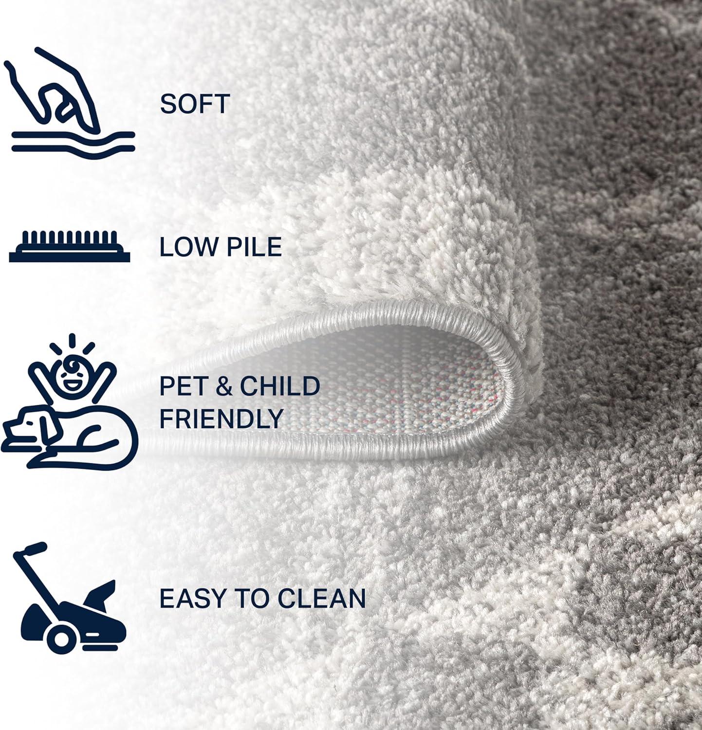 image:imageJONATHAN Y Amir Moroccan Beni Souk GrayCream 4x4 Square Indoor Area Rug Bohemian Scandinavian EasyCleaning for Living Room Bedroom Kitchen Pet Friendly NonShedding MOH200C4SQGrayCream