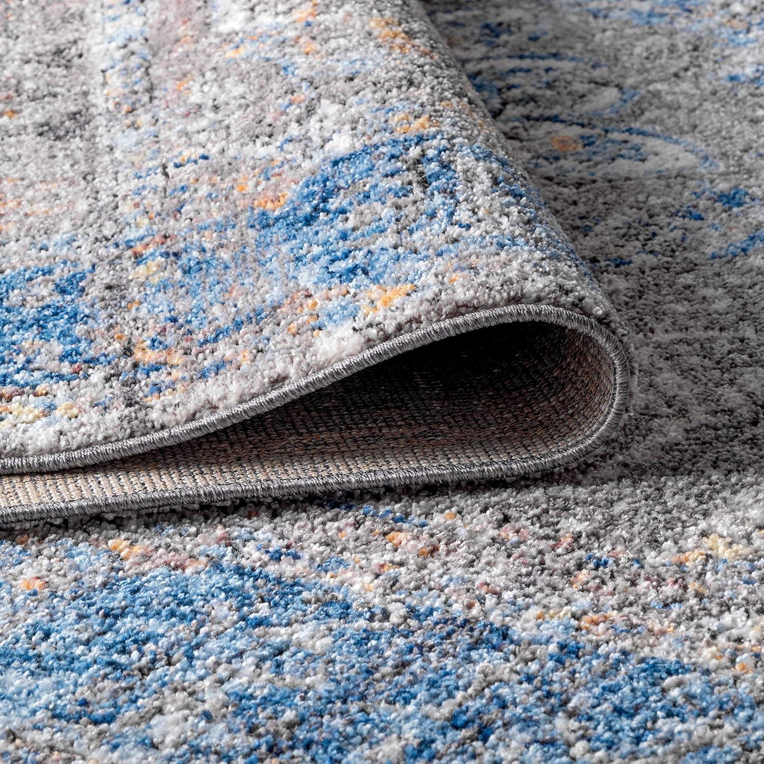 image:imageJONATHAN Y Anatolia Medallion Peacock BlueGray Indoor Area Rug 5x8 Vintage Glam EasyCleaning for Living Room Bedroom Kitchen Pet Friendly NonShedding RES109A553 x 77 Rectangular