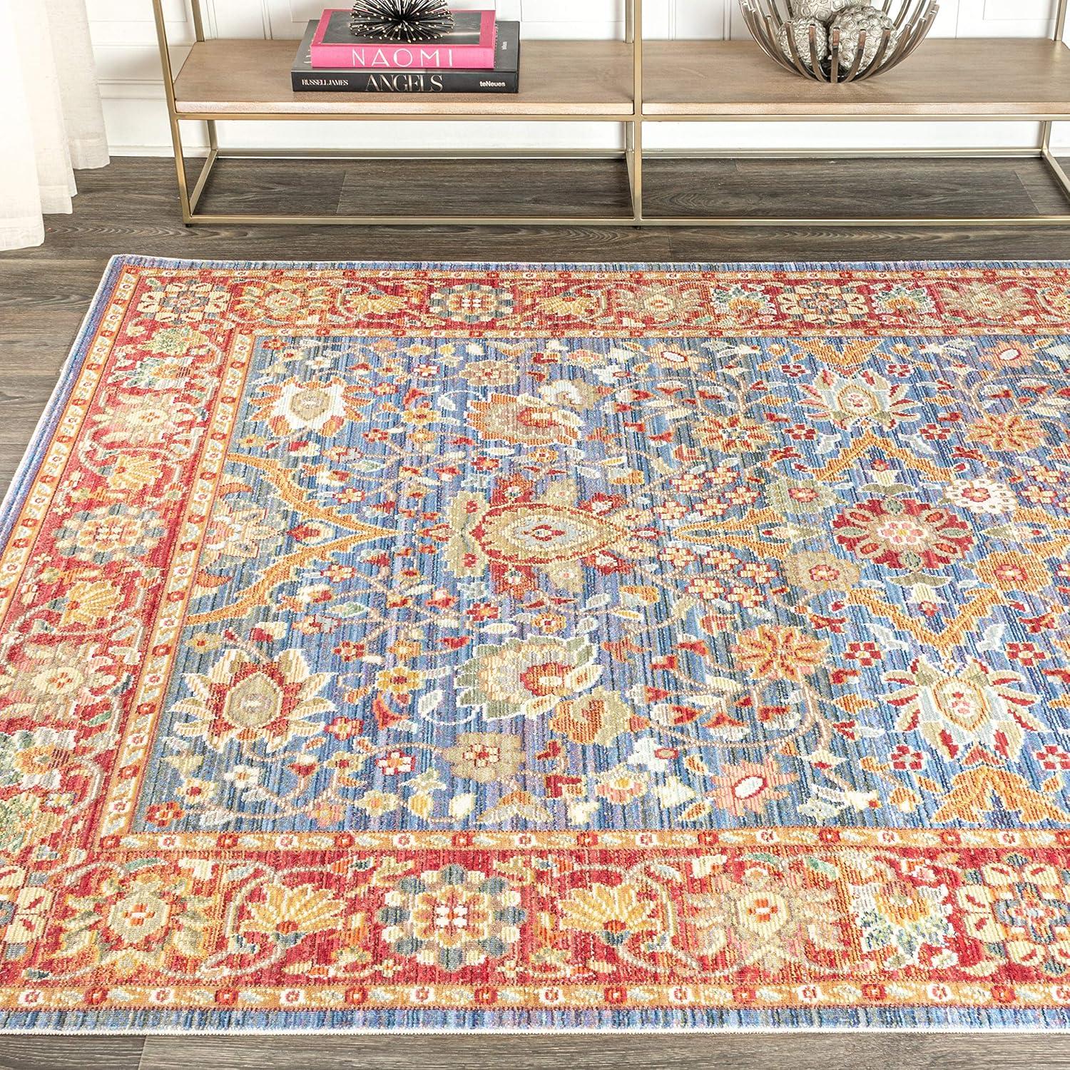 image:imageJONATHAN Y Irving PlumTerracotta Indoor Area Rug 5x8 Transitional Traditional EasyCleaning for Living Room Bedroom Kitchen Pet Friendly NonShedding MDP302A553 x 77 Rectangular