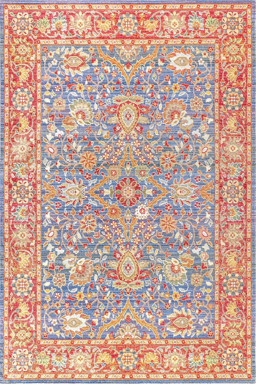 image:imageJONATHAN Y Irving PlumTerracotta Indoor Area Rug 5x8 Transitional Traditional EasyCleaning for Living Room Bedroom Kitchen Pet Friendly NonShedding MDP302A553 x 77 Rectangular