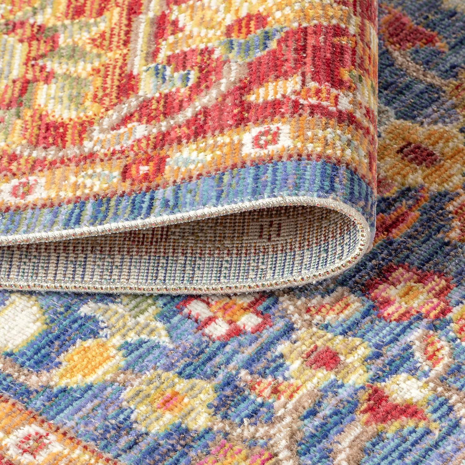 image:imageJONATHAN Y Irving PlumTerracotta Indoor Area Rug 5x8 Transitional Traditional EasyCleaning for Living Room Bedroom Kitchen Pet Friendly NonShedding MDP302A553 x 77 Rectangular