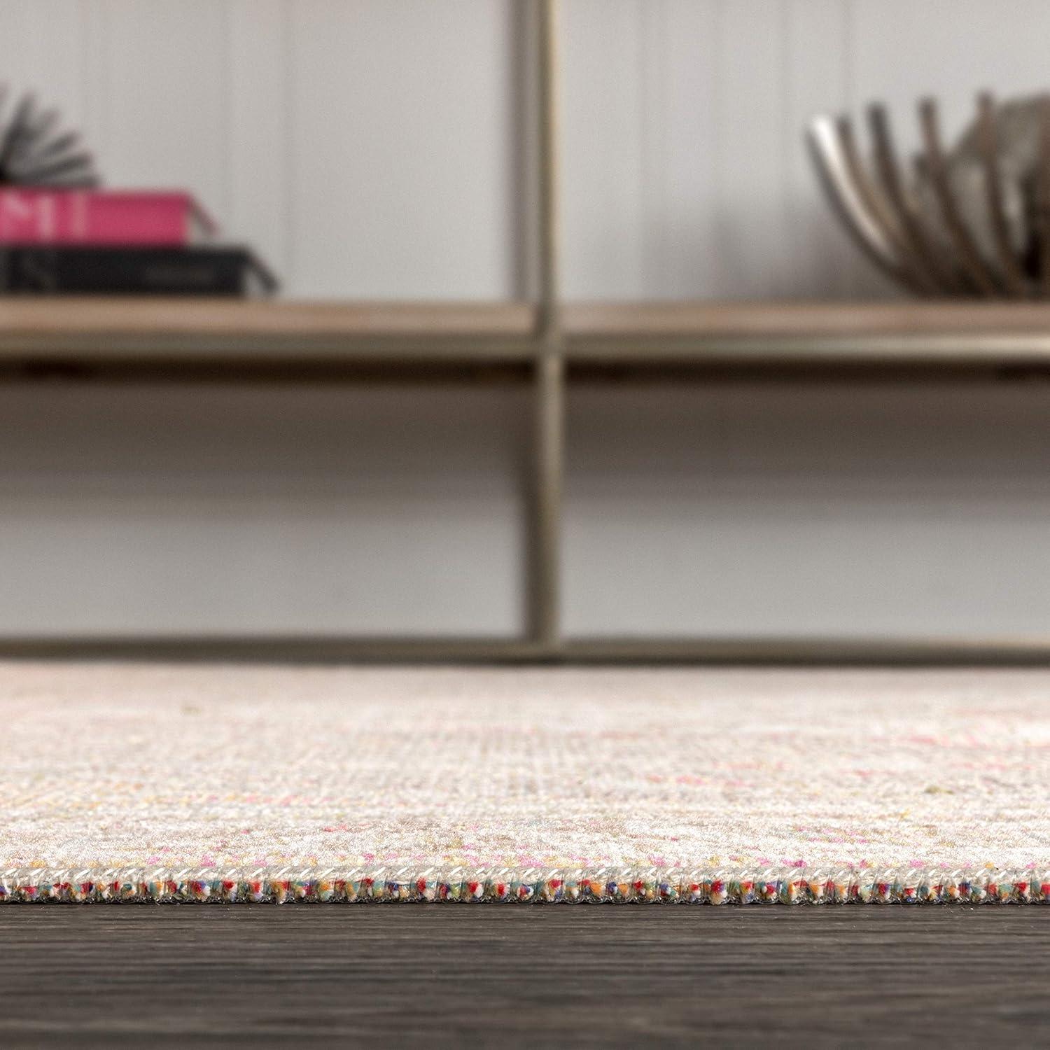 image:imageJONATHAN Y Petras Modern Ornate Medallion GrayBrown Indoor Area Rug 5x8 Transitional Traditional EasyCleaning for Living Room Bedroom Kitchen Pet Friendly NonShedding MDP307A5Brown