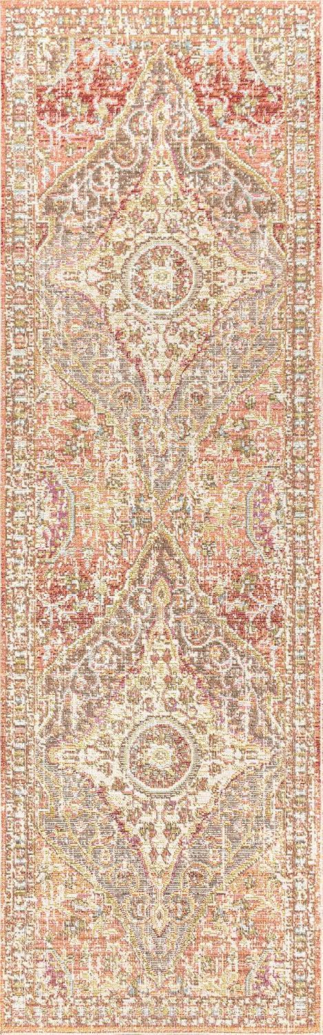 image:imageJONATHAN Y Petras Modern Ornate Medallion GrayBrown Indoor Area Rug 5x8 Transitional Traditional EasyCleaning for Living Room Bedroom Kitchen Pet Friendly NonShedding MDP307A5Brown