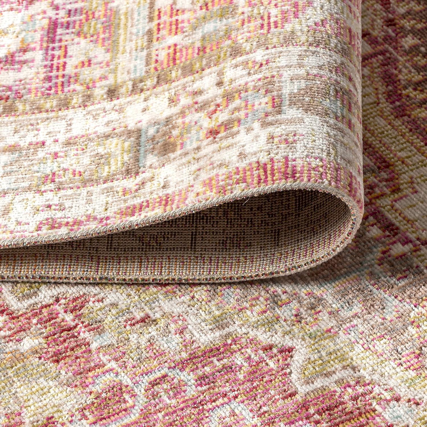 image:imageJONATHAN Y Petras Modern Ornate Medallion GrayBrown Indoor Area Rug 5x8 Transitional Traditional EasyCleaning for Living Room Bedroom Kitchen Pet Friendly NonShedding MDP307A5Brown