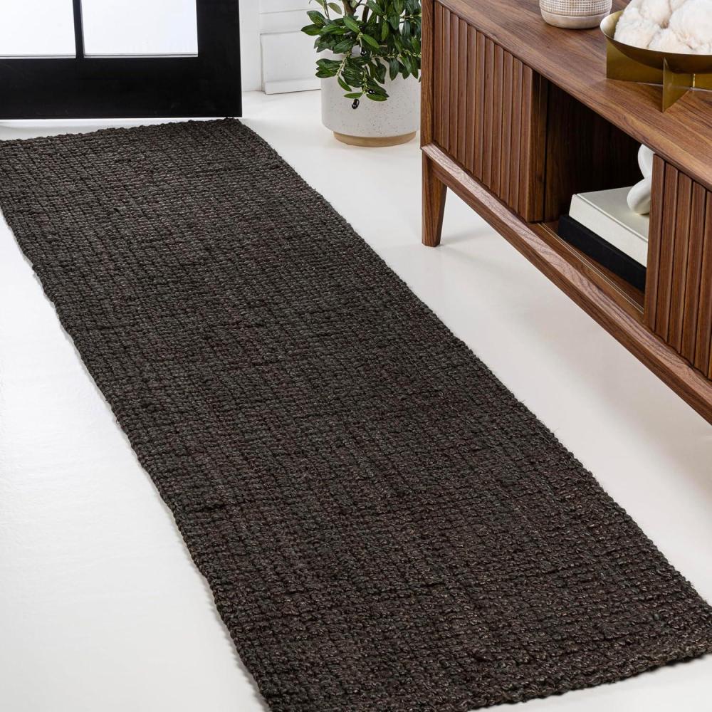 image:imageJONATHAN Y Pata Hand Woven Chunky Jute Brown Indoor Area Rug 5x8 Bohemian Rustic Cottage EasyCleaning for Living Room Bedroom Kitchen NonShedding NRF102G5Brown
