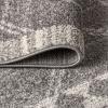 JONATHAN Y Amir Moroccan Beni Souk Gray/Cream 4×4 Square Indoor Area Rug, Bohemian, Scandinavian, Easy-Cleaning for Living Room, Bedroom, Kitchen, Pet Friendly, Non-Shedding (MOH200C-4SQ)(Gray/Cream)