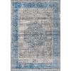 JONATHAN Y Anatolia Medallion Peacock Blue/Gray Indoor Area Rug, 5×8, Vintage, Glam, Easy-Cleaning for Living Room, Bedroom, Kitchen, Pet Friendly, Non-Shedding (RES109A-5)(7’9″ x 10′ (Rectangular))