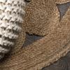 JONATHAN Y Cassia Jute Boho Circle Natural 3′ Round Indoor Area Rug, Natural-Fibers, Geometric, Easy-Cleaning for Living Room, Bedroom, Kitchen, Pet Friendly, Non-Shedding (RNF100A-3R)(6′ (Round))