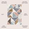 JONATHAN Y Colorblock Carved High-Low Multi Indoor Area Rug 5X8 ft, Aileen Geometric Scandi for Living Room, Bedroom, Kitchen, Easy-Cleaning, High Traffic, Pet-Friendly, Non-Shedding SNT107A-5(7’10” x 10′ (Rectangular))