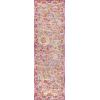 JONATHAN Y Flori Bohemian Medallion Deep Fuchsia Runner Rug, 2×8, Transitional, Traditional, Easy-Cleaning for Living Room, Bedroom, Kitchen, Pet Friendly, Non-Shedding (MDP301A-28)(2’2″ x 8′ (Runner))