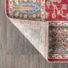 JONATHAN Y India Flower and Vine Burgundy Indoor Area Rug, 5×8, Transitional, Traditional, Easy-Cleaning for Living Room, Bedroom, Kitchen, Pet Friendly, Non-Shedding (MDP303A-5)(7’9″ x 10′ (Rectangular))