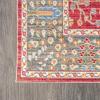 JONATHAN Y India Flower and Vine Burgundy Indoor Area Rug, 5×8, Transitional, Traditional, Easy-Cleaning for Living Room, Bedroom, Kitchen, Pet Friendly, Non-Shedding (MDP303A-5)(5’3″ x 7’7″ (Rectangular))
