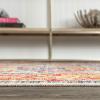 JONATHAN Y Irving Plum/Terracotta Indoor Area Rug, 5×8, Transitional, Traditional, Easy-Cleaning for Living Room, Bedroom, Kitchen, Pet Friendly, Non-Shedding (MDP302A-5)(5’3″ x 7’7″ (Rectangular))
