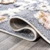 JONATHAN Y Medallion High-Low Multi Runner Rug 2X8 ft, Aziza for Living Room, Bedroom, Kitchen, Office, Easy-Cleaning, High Traffic, Pet-Friendly, Non-Shedding SNT109A-28(3’11” x 6′ (Rectangular))