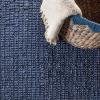 JONATHAN Y Pata Hand Woven Chunky Jute Brown Indoor Area Rug, 5×8, Bohemian, Rustic, Cottage, Easy-Cleaning for Living Room, Bedroom, Kitchen, Non-Shedding (NRF102G-5)(Navy)