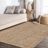 JONATHAN Y Pata Hand Woven Chunky Jute Brown Indoor Area Rug, 5×8, Bohemian, Rustic, Cottage, Easy-Cleaning for Living Room, Bedroom, Kitchen, Non-Shedding (NRF102G-5)(Natural)