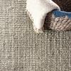 JONATHAN Y Pata Hand Woven Chunky Jute Brown Indoor Area Rug, 5×8, Bohemian, Rustic, Cottage, Easy-Cleaning for Living Room, Bedroom, Kitchen, Non-Shedding (NRF102G-5)(Grey)