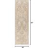 JONATHAN Y Petras Modern Ornate Medallion Gray/Brown Indoor Area Rug, 5×8, Transitional, Traditional, Easy-Cleaning for Living Room, Bedroom, Kitchen, Pet Friendly, Non-Shedding (MDP307A-5)(Grey)