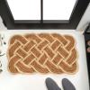 JONATHAN Y Scalloped Basketweave Coir Indoor Outdoor Mat 18″X30″ Natural/Bleach, Maeve Classic Coastal for Backyard, Patio, Porch, Easy-Cleaning, High Traffic, Pet-Friendly Non-Shedding NRF100B-1830(Natural/Bleach)