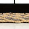 JONATHAN Y Scalloped Basketweave Coir Indoor Outdoor Mat 18″X30″ Natural/Bleach, Maeve Classic Coastal for Backyard, Patio, Porch, Easy-Cleaning, High Traffic, Pet-Friendly Non-Shedding NRF100B-1830(Gray/Bleach)